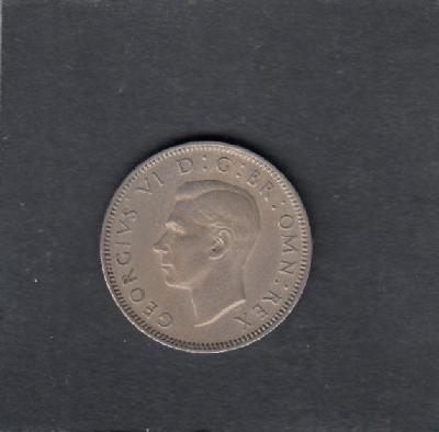 Beschrijving: 1 Shilling  GEORGIUS VI 